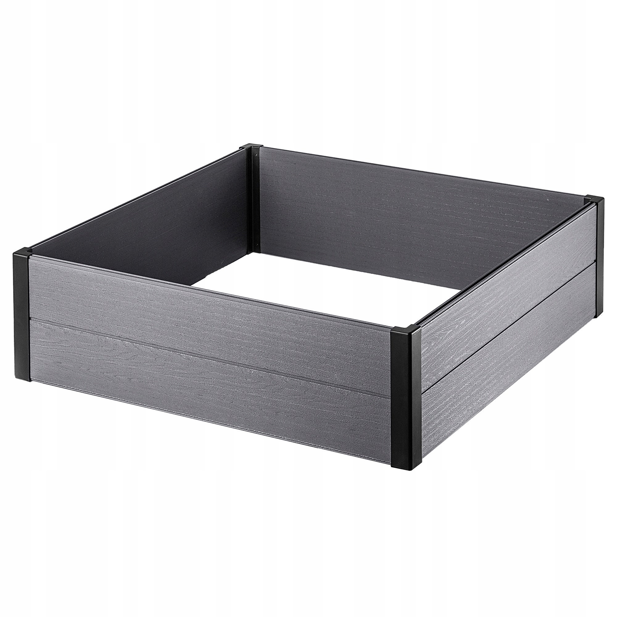 Makastle Lot De 2 Jardinières Exterieur, Lit De Jardin Surélevé En Métal, Bac De Plantation, Potager De Jardin, Bac à Fleurs, 40x40x40 Cm Acier Inoxydable