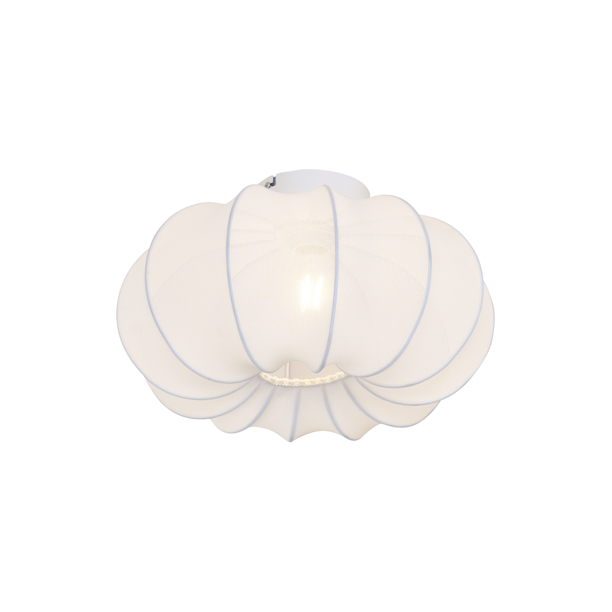 Lampa sufitowa Japandi biała 37 cm - Plu Asyesha