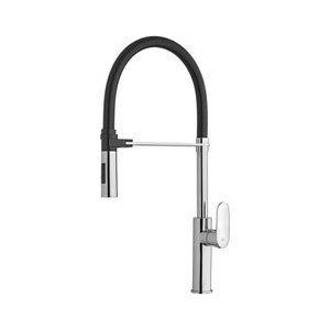 Miscelatore Per Bidet Candy Con Scarico Automatico – Snodo E Flessibili Inox 3/8”, Completo Di Aeratore M16x1