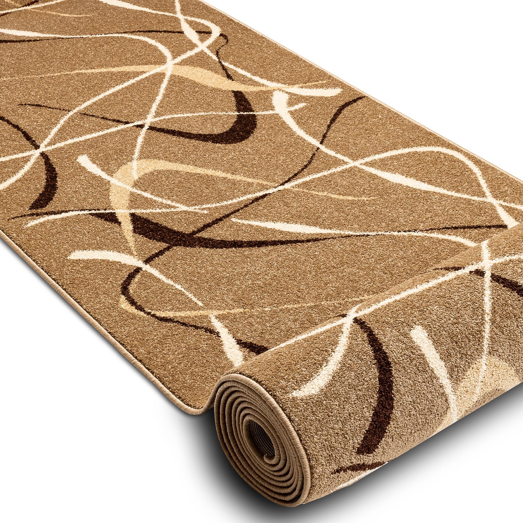 Chodnik KARMEL FRYZ - CHOCO orzech 90 cm 90x250 cm - 2