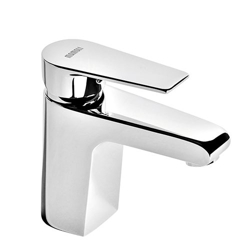 Grifo monocomando de lavabo línea logos cromo