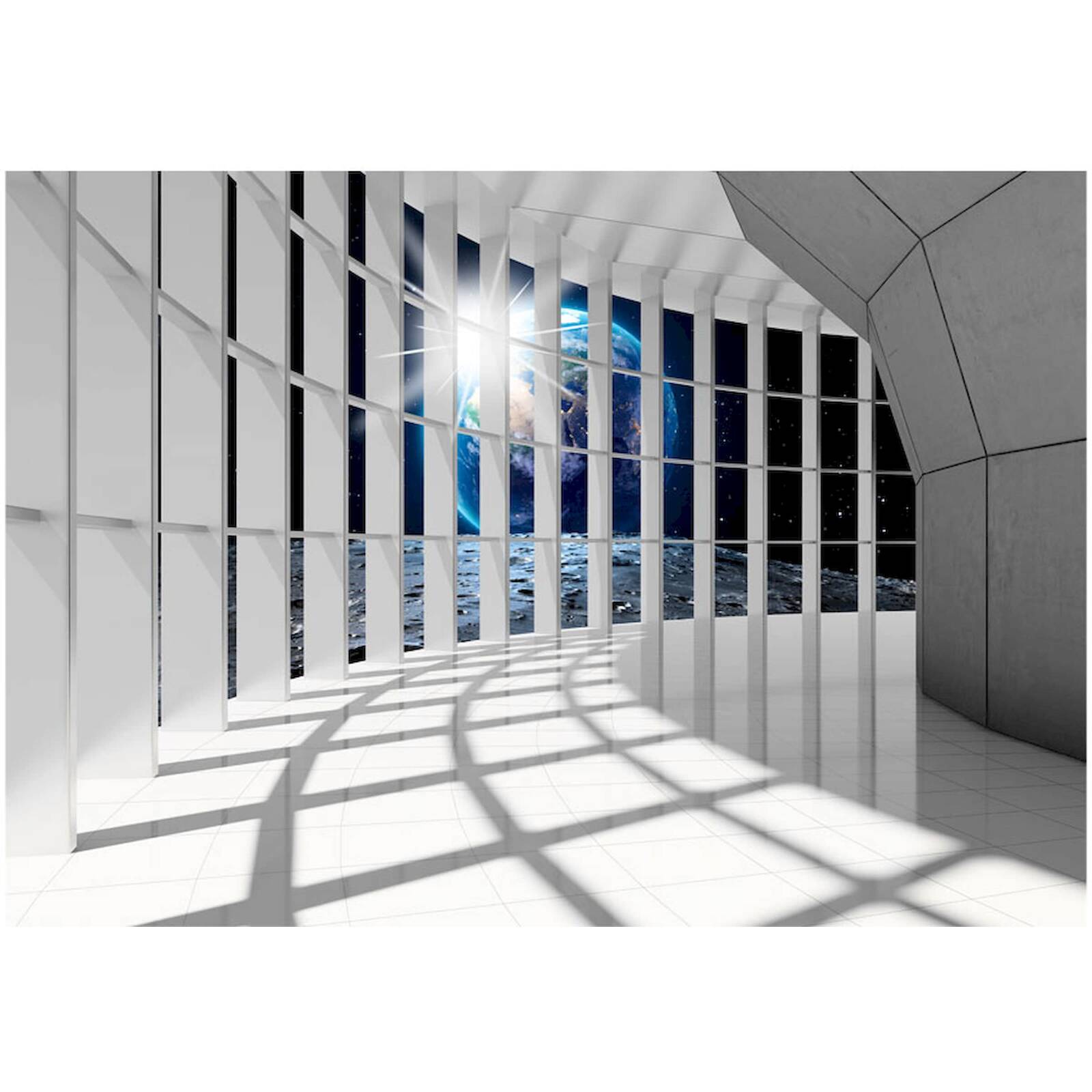 Papier peint adhésif Vue surnaturelle - 196 x 140 cm - 2