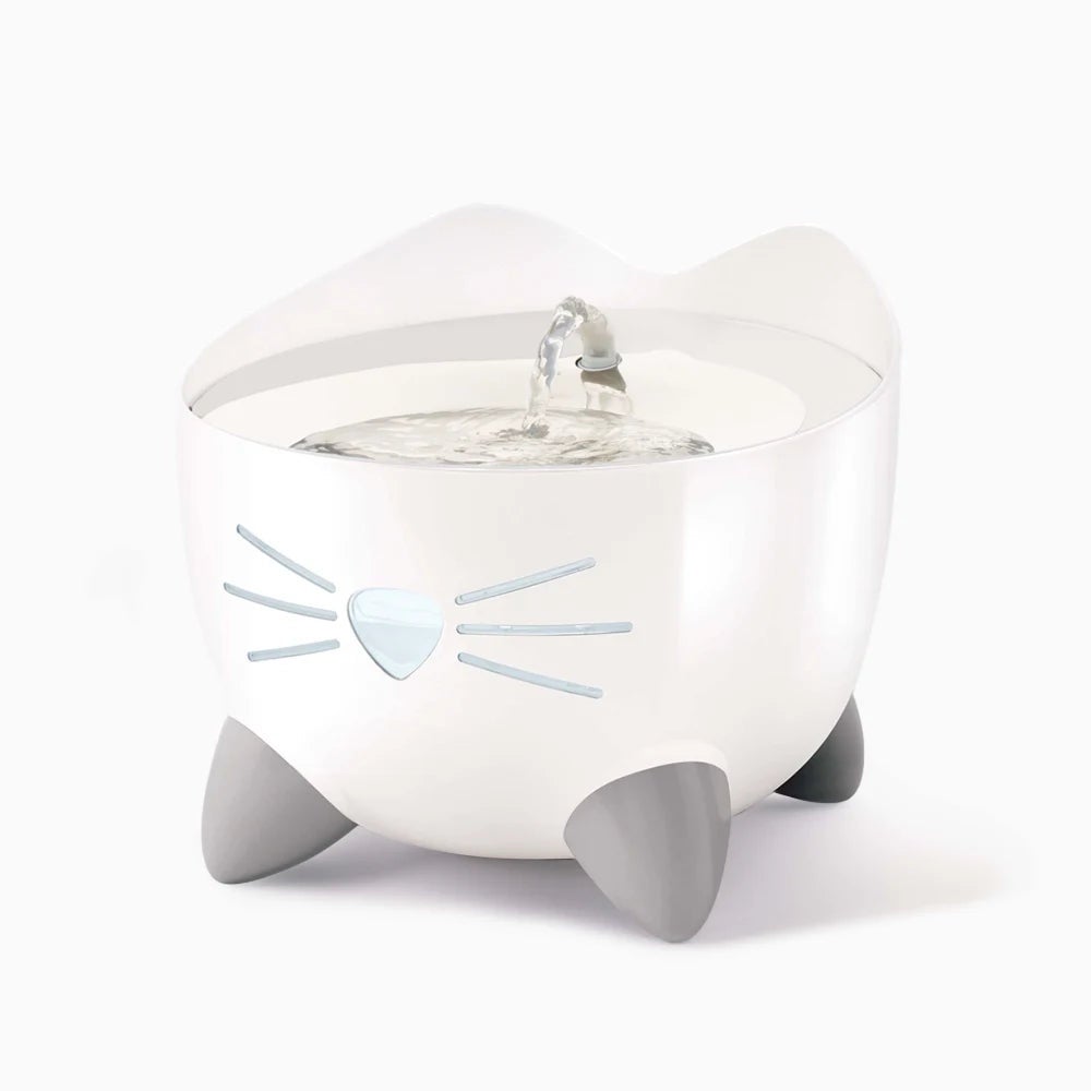 Fuente para gatos de acero inoxidable catit pixi