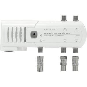 Cavo Antenna Coassiale 5 Metri, Maschio-Maschio, Bianco, Per TV E PVR, SAC UK