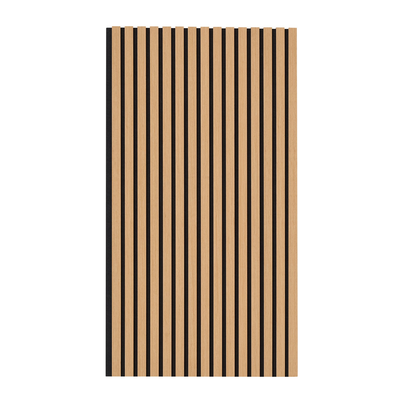 Panneaux Acoustiques VEVOR en Bois 1200 x 600 mm, Lamelles MDF, Imitation Chêne Clair pour Mur Moderne, Décoration & Réduction du Bruit - 9