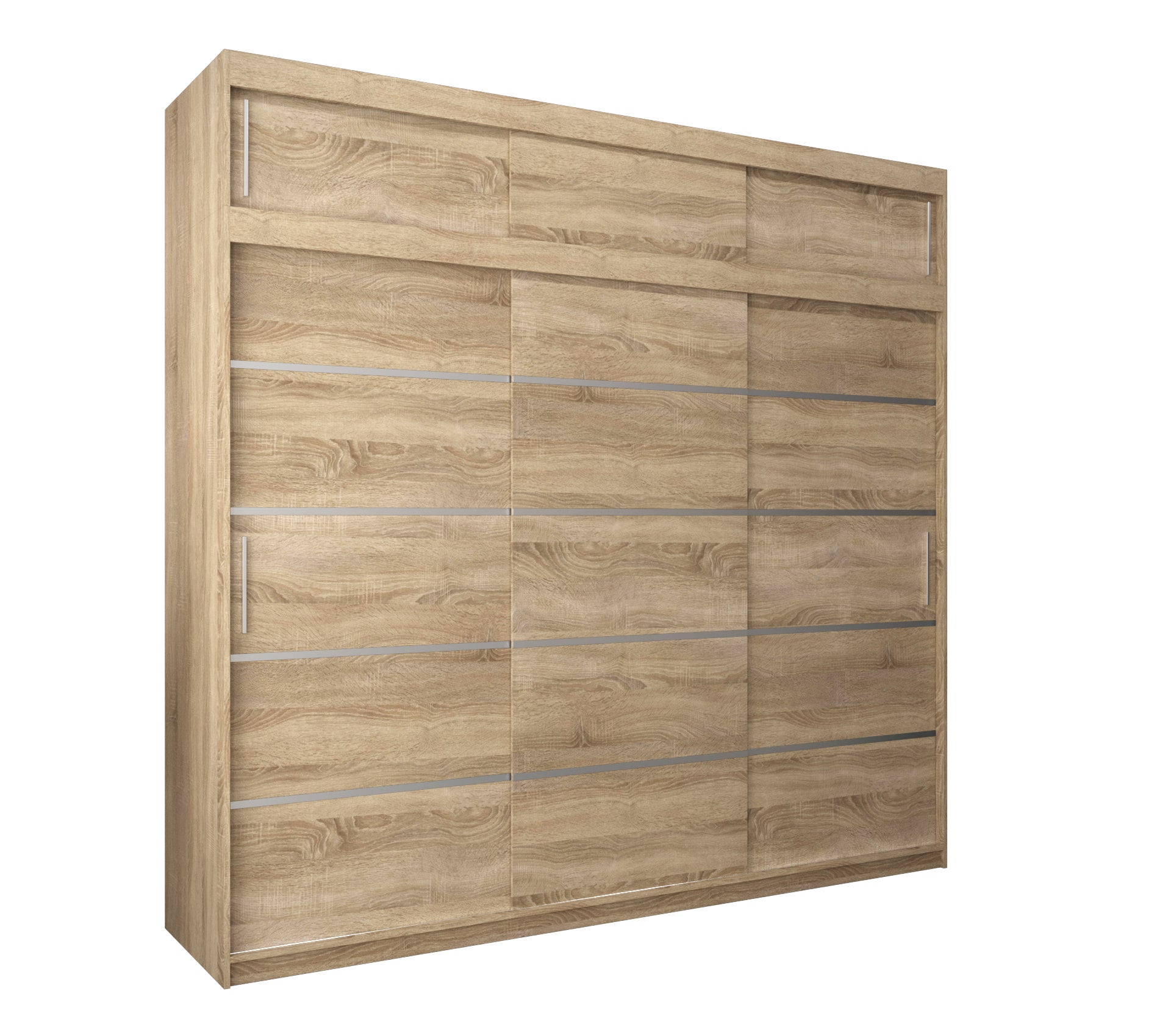 Szafa przesuwna z nadstawką garderoba Verona 1 250 x 62 x 240 cm Sonoma - Abiks Meble