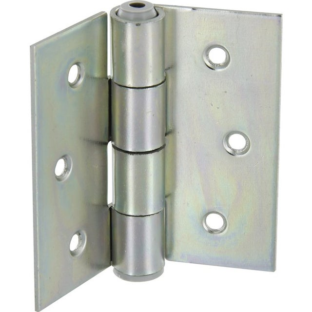 Ferrure pour porte à déplacement latéral pour panneaux de 50 kg Mantion Flot - Charniere 85 x 85 sur plat - Broche diamètre 12 mm
