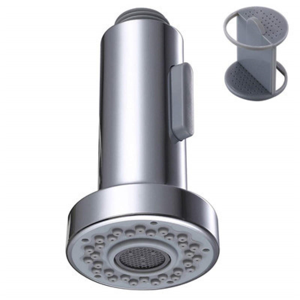 Chromowana głowica natryskowa do kranu kuchennego, 2 tryby, głowica natryskowa do kranu kuchennego, wymienna głowica natryskowa do chowanego miksera k