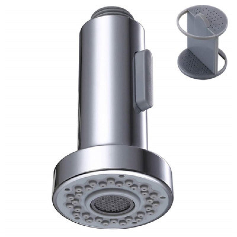 Chromowana głowica natryskowa do kranu kuchennego, 2 tryby, głowica natryskowa do kranu kuchennego, wymienna głowica natryskowa do chowanego miksera k