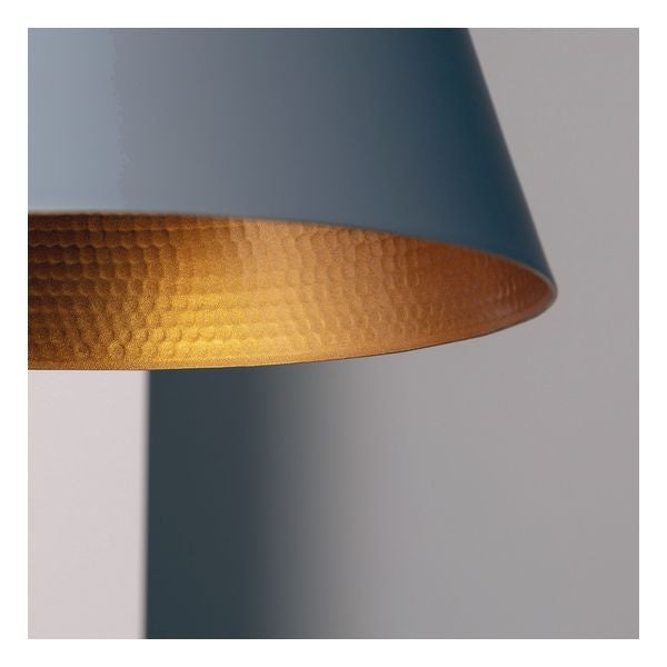 Lustre Suspension Métal Lennon | Conique Vintage Design | Aluminium Durable | Ampoule E27 Non Incluse | Câble Réglable 1,20m | Usage - 9