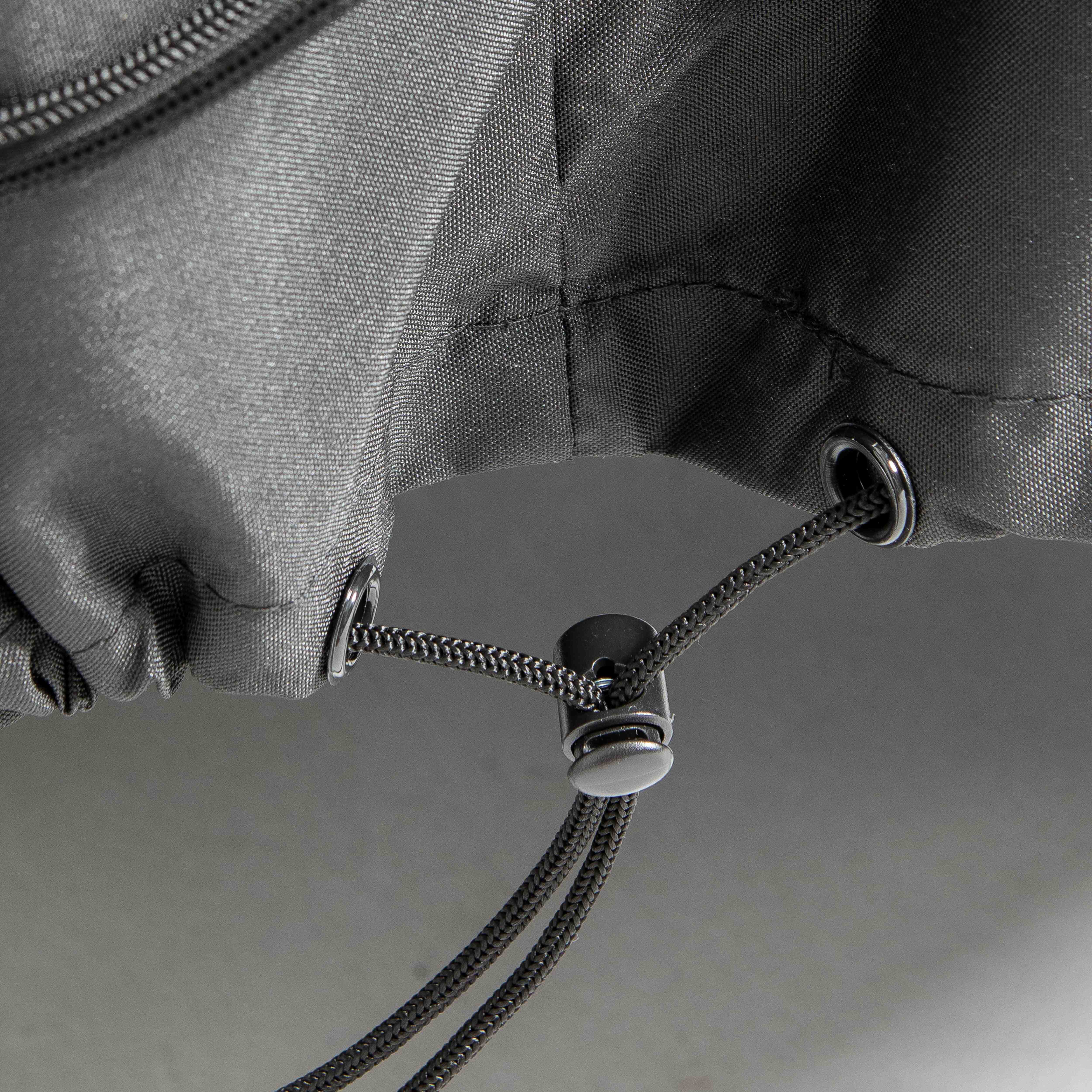 Housse de protection table Synthétique Noir RIANS ALINEA - L240 x larg130 x H60 cm - 6