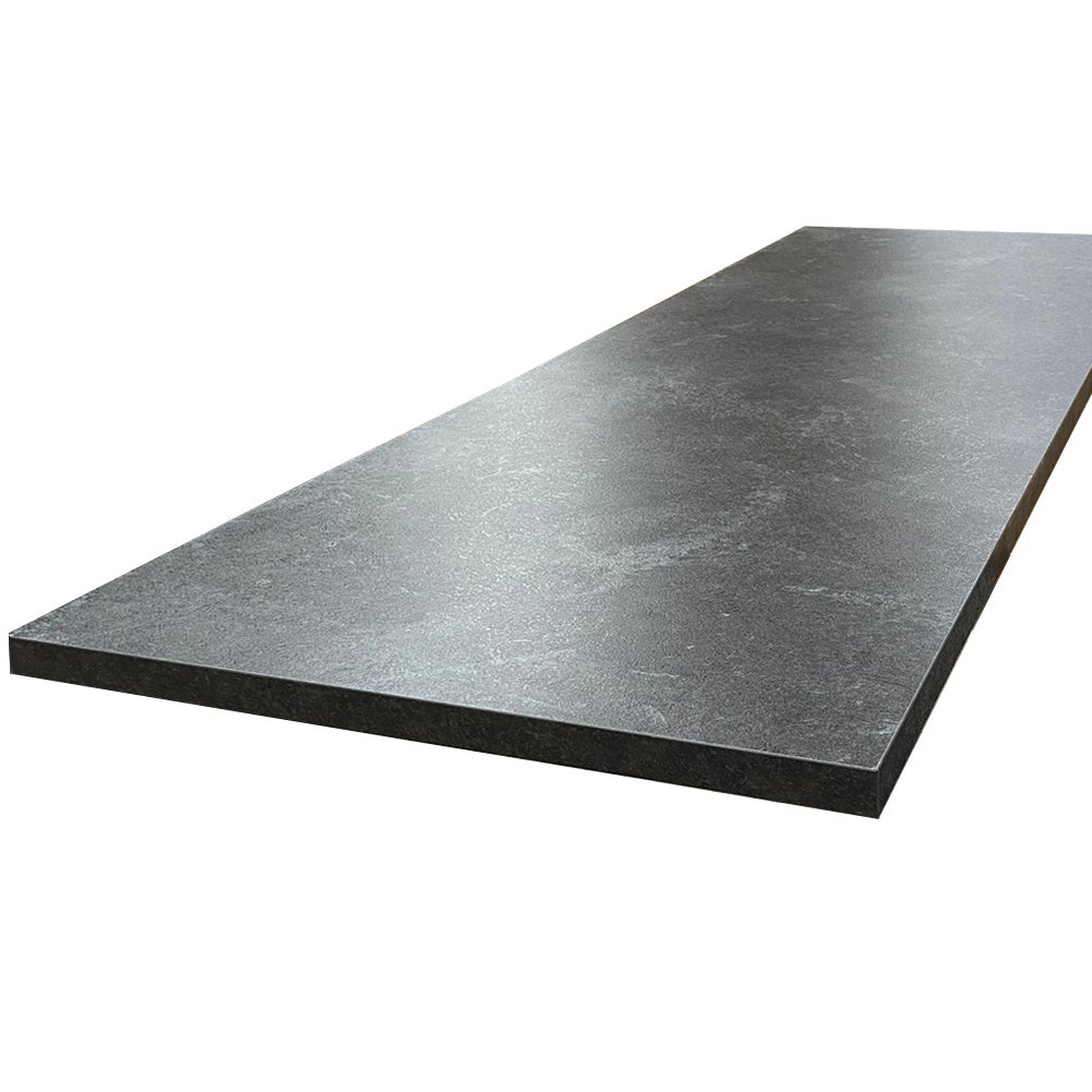 Plan de travail stratifié HPL Ardoise 2000 x 650 x 38 mm FSC - Gamme Signature - 2