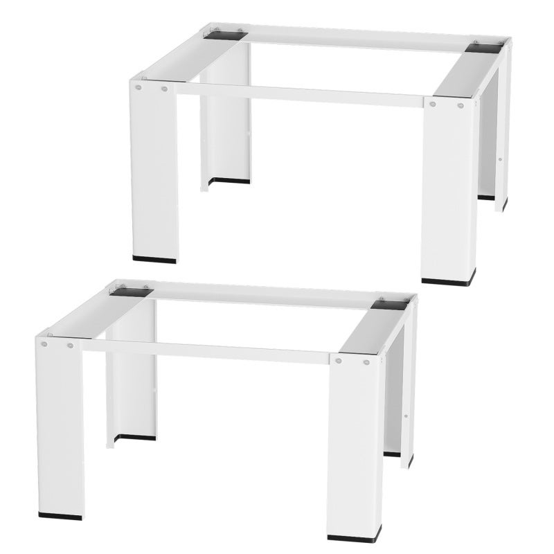Stojak pod pralkę 63x54x32cm Podstawa pod pralkę 100 kg - Biała 2 sztuki