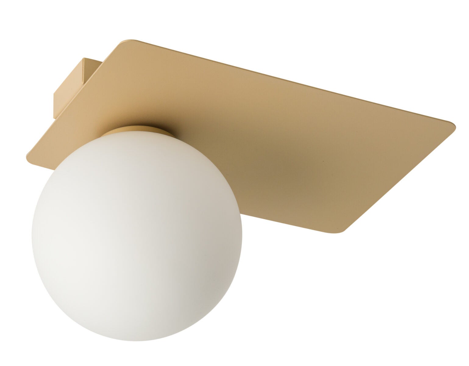 Lampa sufitowa wisząca Argon złoto-biała 1xG9x12W dekoracyjna wym: 19 x 25 x 17 cm metal SIGMA