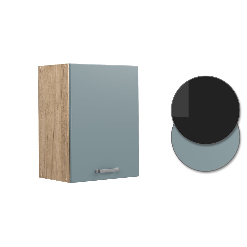 Vicco Elément haut de cuisine R-Line, Bleu-gris, 45cm - 6