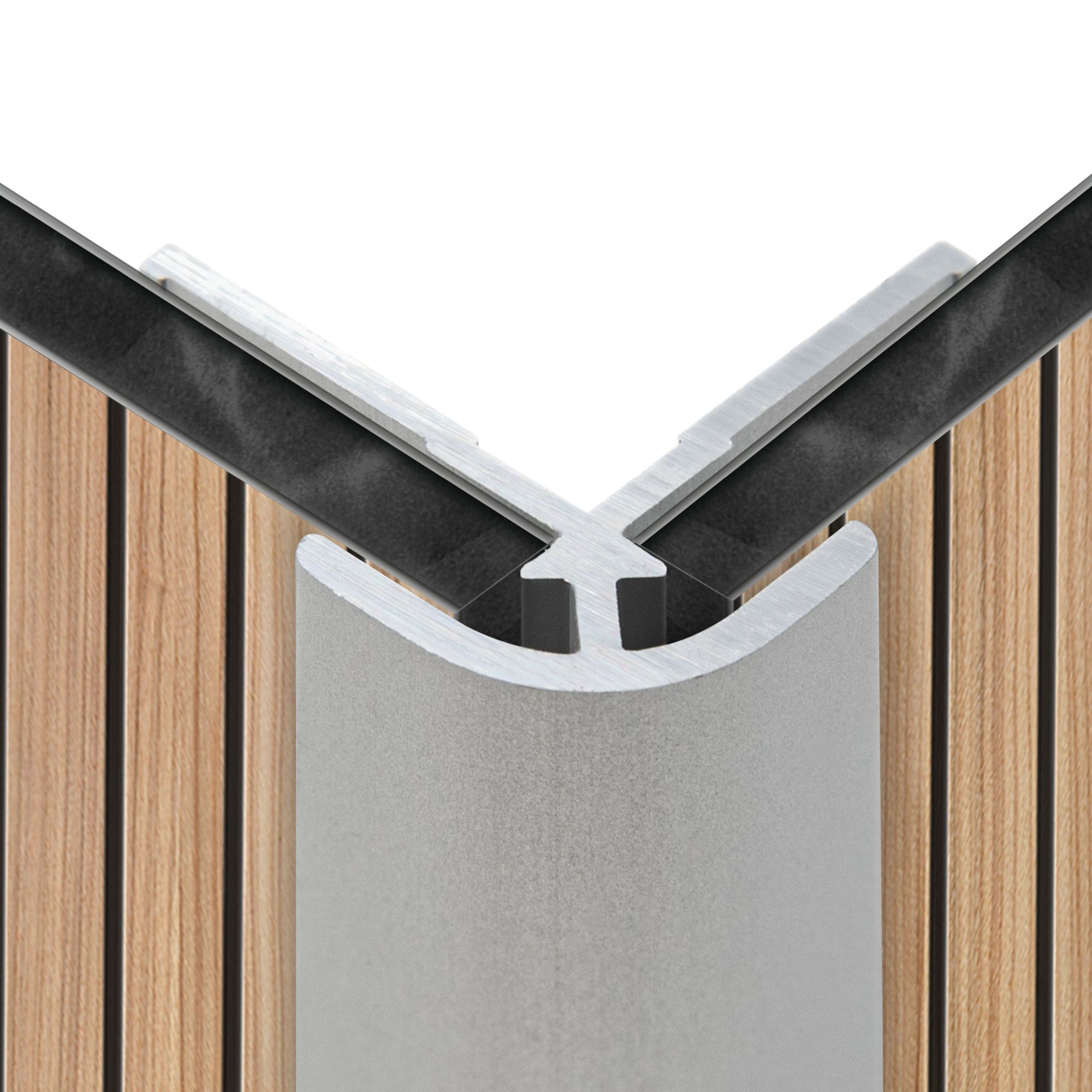 Schulte profilé d'angle extérieur, H.255 x l.2,3 cm, pour panneau mural de douche, DécoDesign, aluminium,&nbsp;alu-argenté - 3