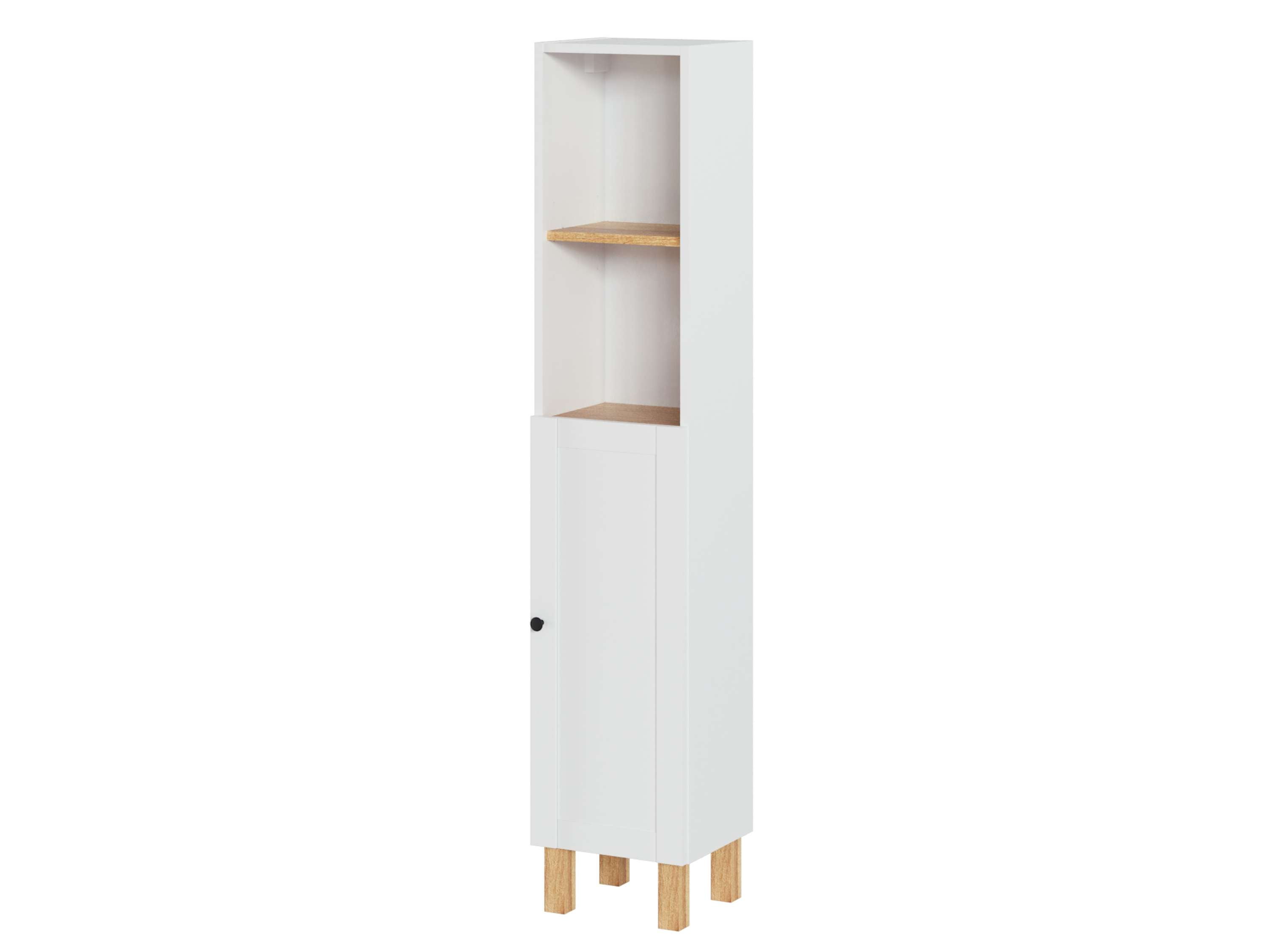 Colonne de salle de bain SAVAN 1 porte 140x30x27 cm blanc T-BATH - 2