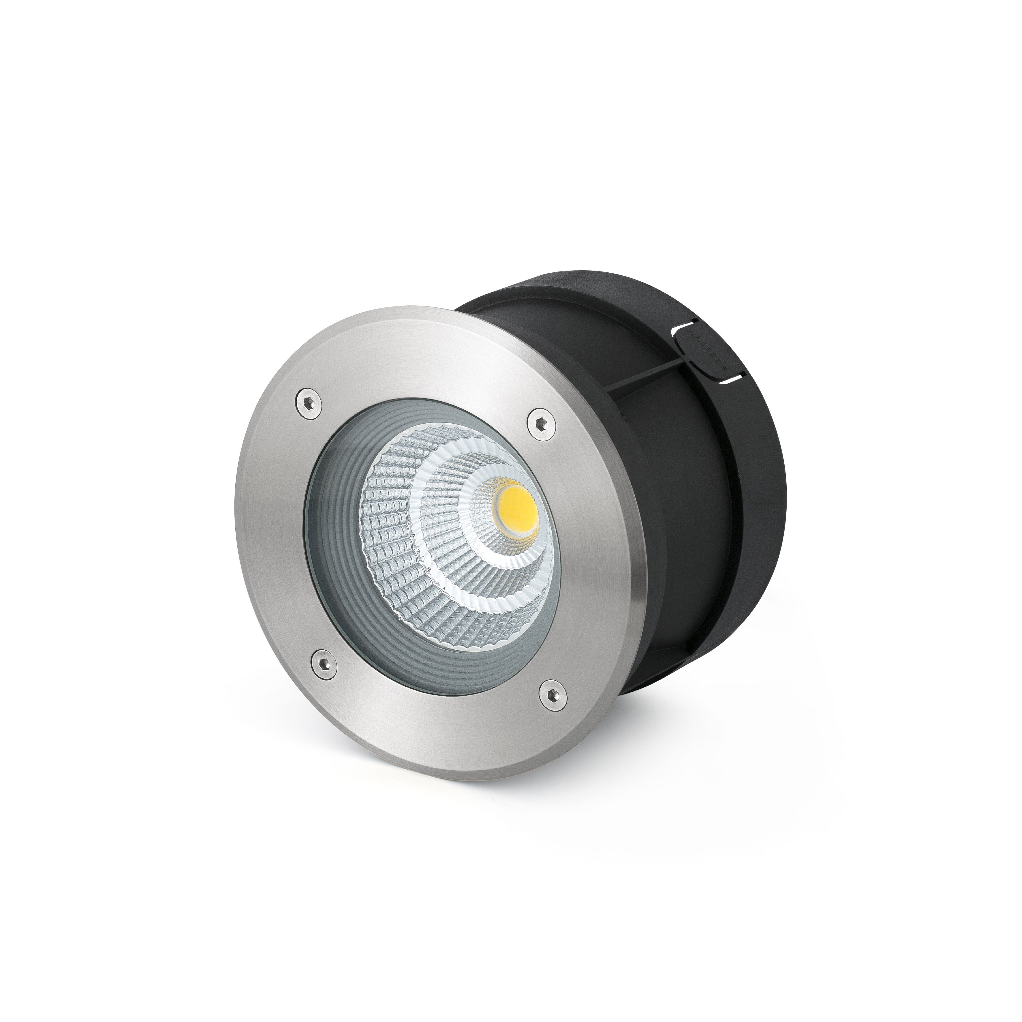 Lampe encastrable SURIA-12 LED - Inox - 12W - 3000K - IP67 - Avec ampoule - 5