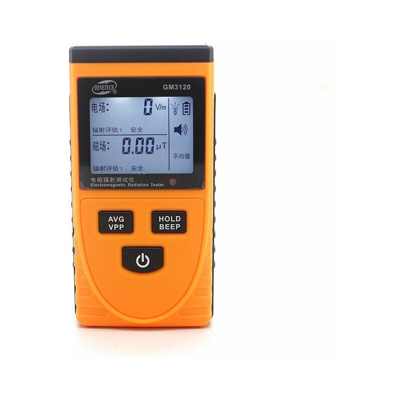 Misuratore EMF Con Display LCD – Rilevatore Di Radiazioni Elettromagnetiche Per Casa E Ufficio