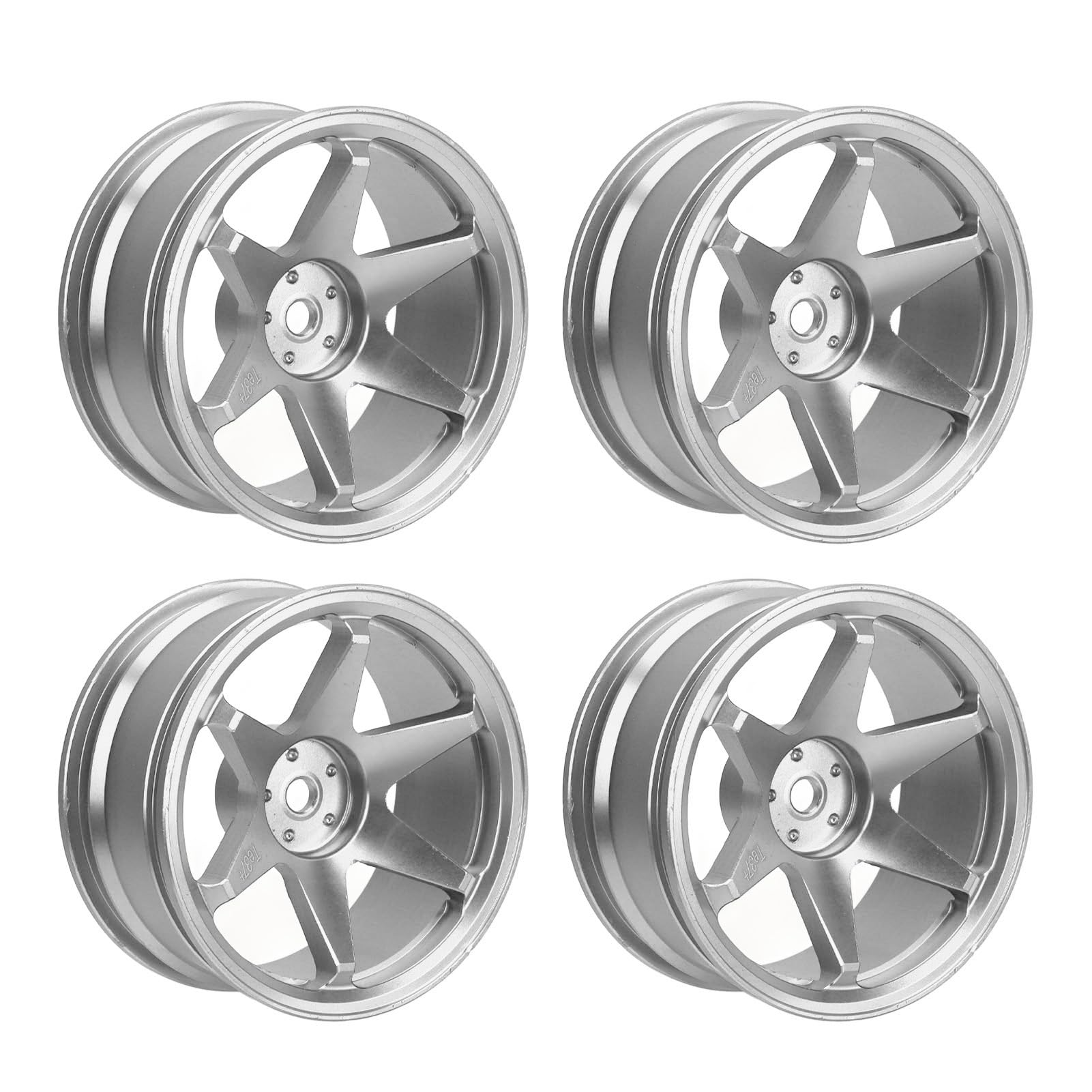 4 Moyeux De Roue En Alliage Aluminium Pour Voiture RC 1/10 – Usinage CNC Avec Verrouillage Pneus