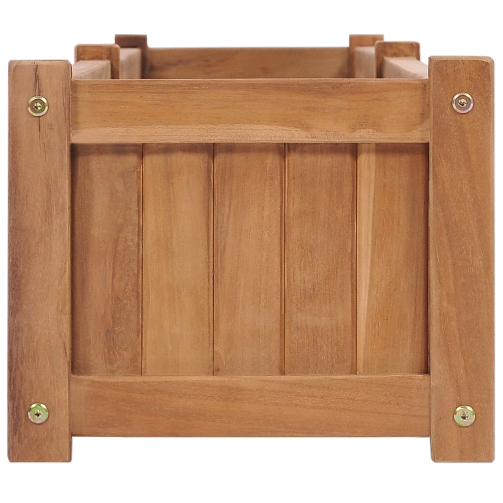 Jardinière，Bac à fleurs 200x30x25 cm Bois de teck solide CWV61429 - 3