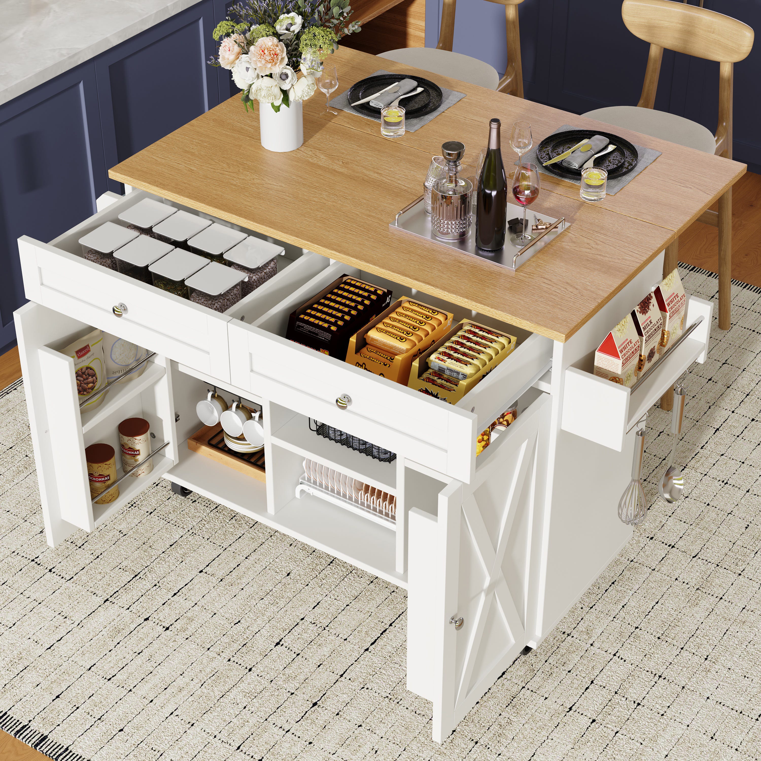 lot De Cuisine Moderne Avec Espace De Rangement Multifonctionnel lot-de-cuisine-moderne-avec-espace-de-rangement-multifonctionnel