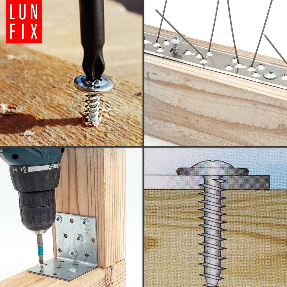 Wkręty do metalu z łbem podkładkowym 4,2x19mm 100szt. - 5