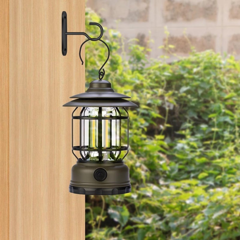 metalowe wieszaki na koszyki, dekoracyjne haki ścienne do doniczek i karmników dla ptaków, czarne