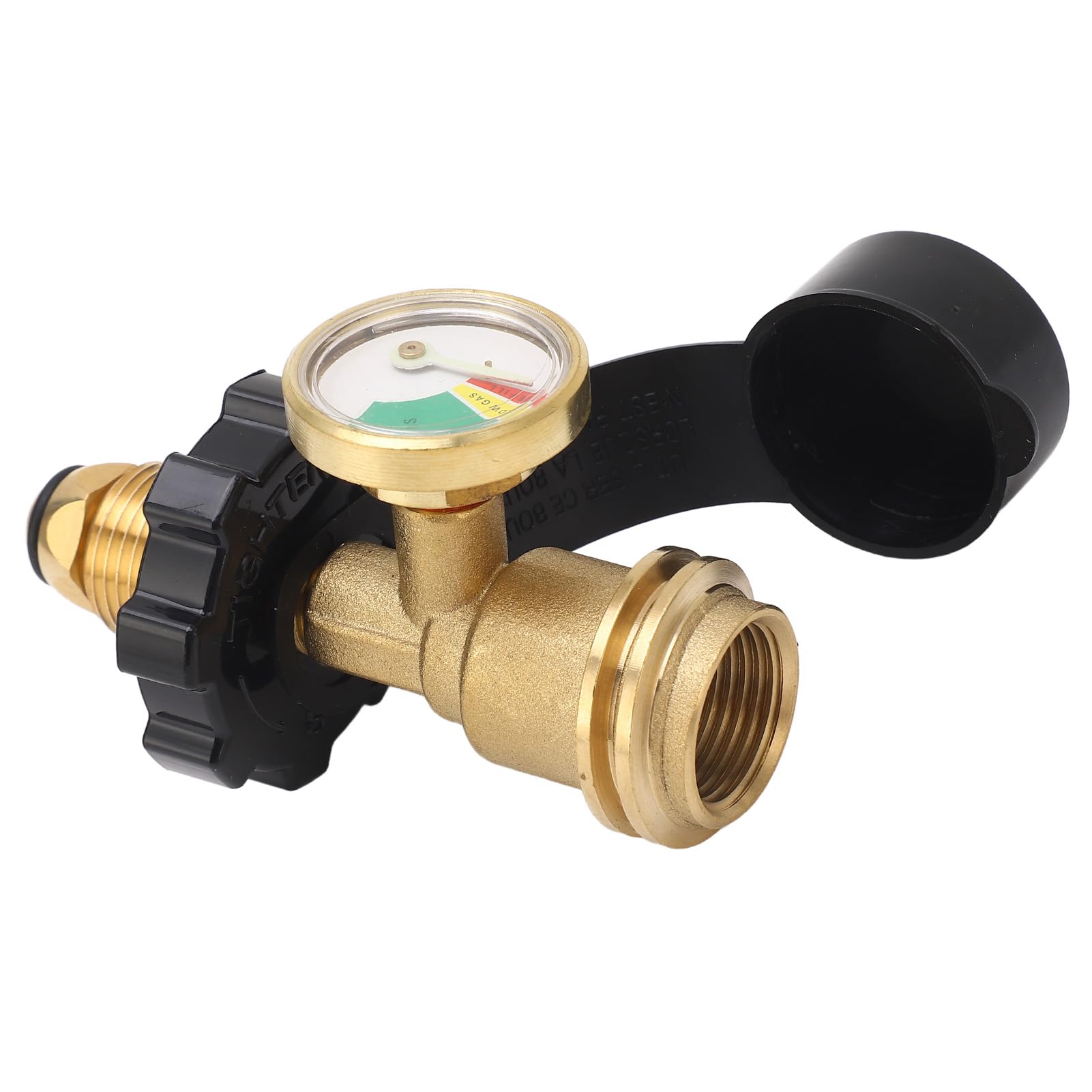 Adaptateur de réservoir de gaz POL Adaptateur de service de réservoir POL LP vers réservoir de gaz QCC1 avec manomètre - 5