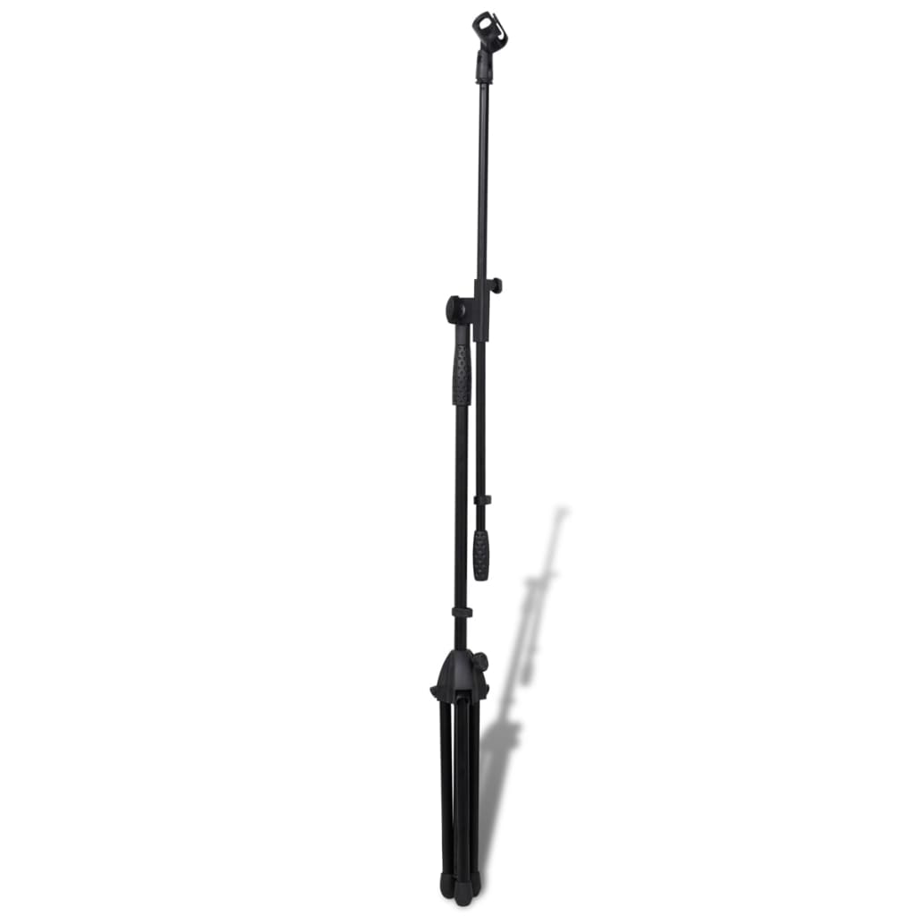 Studio Enregistrement Support Microphone LIUGAST Avec Trépied - Hauteur Réglable 0.9-1.8m - Col De Cygne 360° - Compatible Téléphone Col De Cygne Réglable