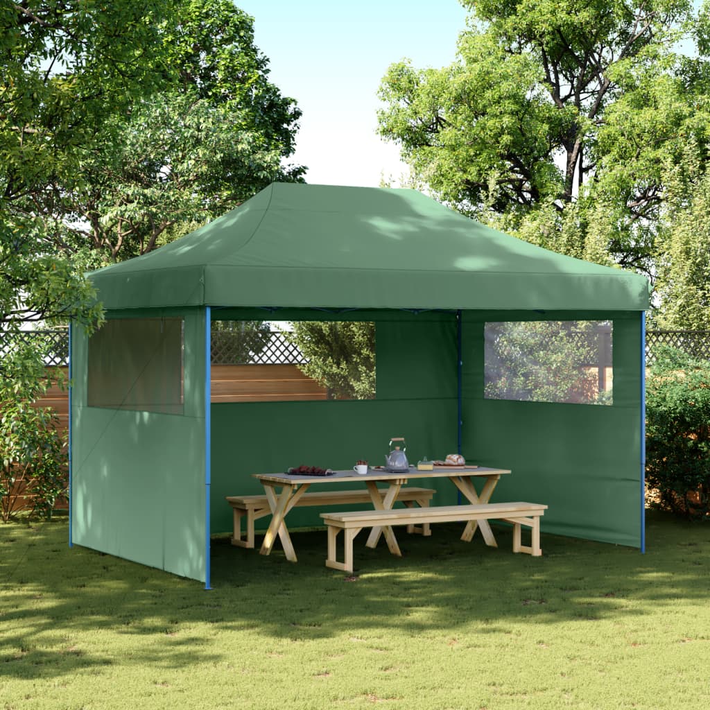 KOMFOTTEU Tenda Da Giardino, 3 X 6 M, Portatile, Con Borsa Per Trasporto, Gazebo Pieghevole Con Pareti Laterali E Finestre, Tenda Da Giardino Per Feste, Bianco - 2