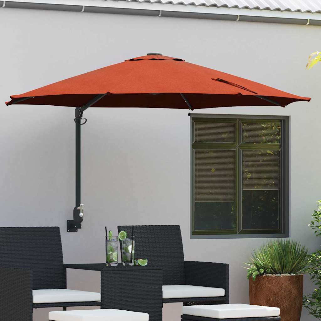 VOUNOT Ombrellone da Giardino, Diametro 3M, Ombrellone Decentrato Parasole