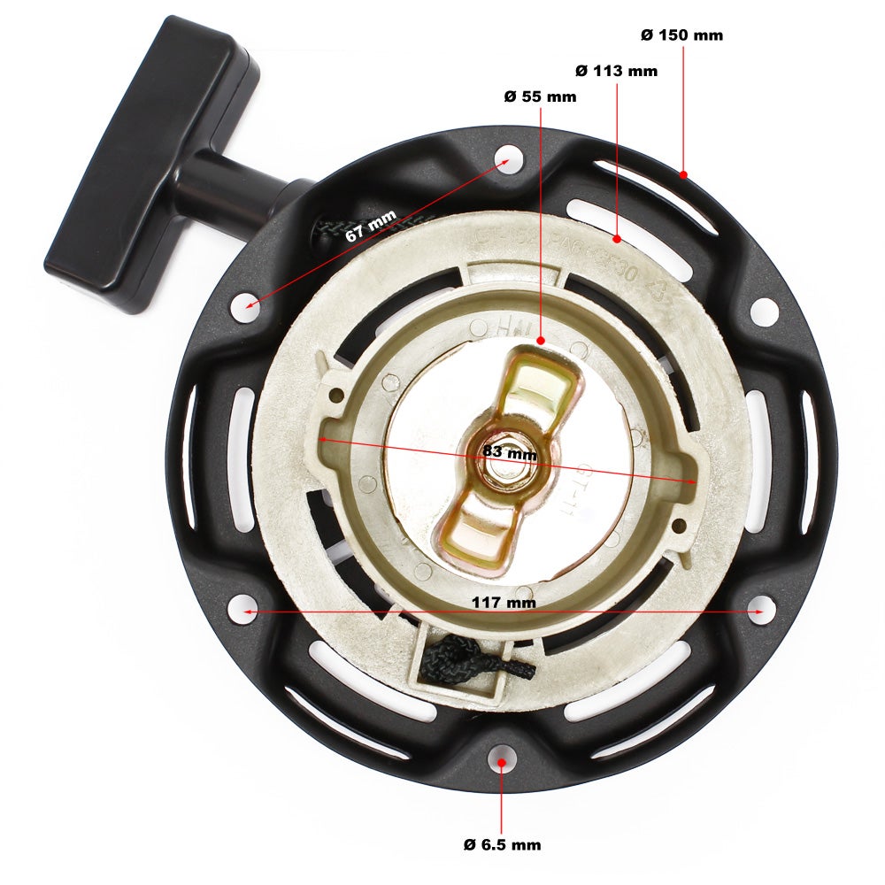 Pièces de rechange LANCEUR 1.8 KW (2.4CV) de moteur à essence 4 temps Lifan - 2
