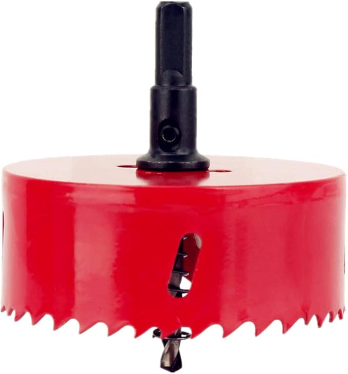 Scie Cloche Bimétallique SagaSave 105 Mm – Avec Foret Central à Ressort – Pour Métal, Bois, Inox