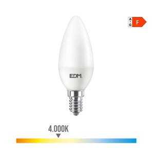 Ampoules LED E14 8W - Lot De 2 - Équivalent 75W Halogène - Blanc Chaud 3000K - Pour Lustres & Cuisine