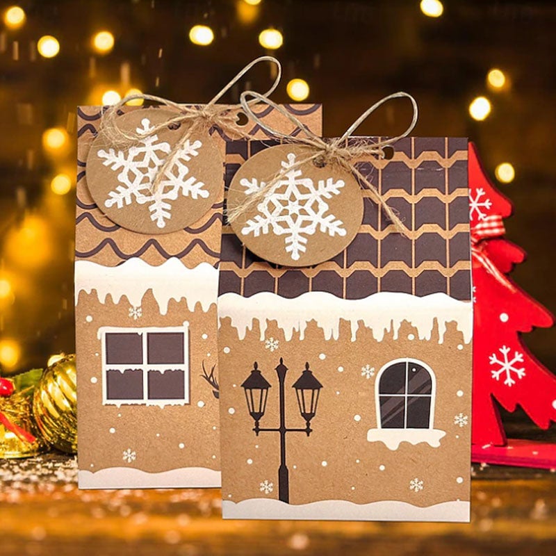 Wiszący kalendarz adwentowy na rok 2025 – 24 ponumerowane pudełka z niespodziankami | Dekoracje ścienne DIY, świąteczne upominki na imprezę - 4