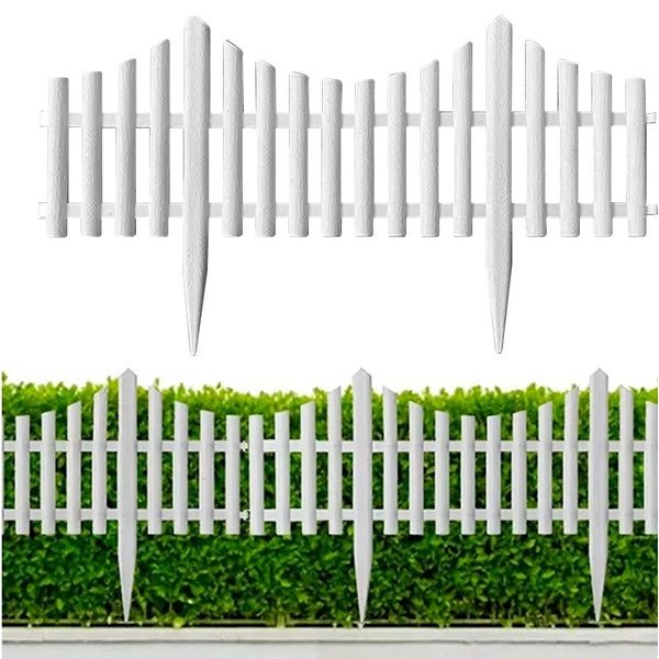 Sunexinlo Lot De 20 Clôtures Décoratives De Jardin En Métal