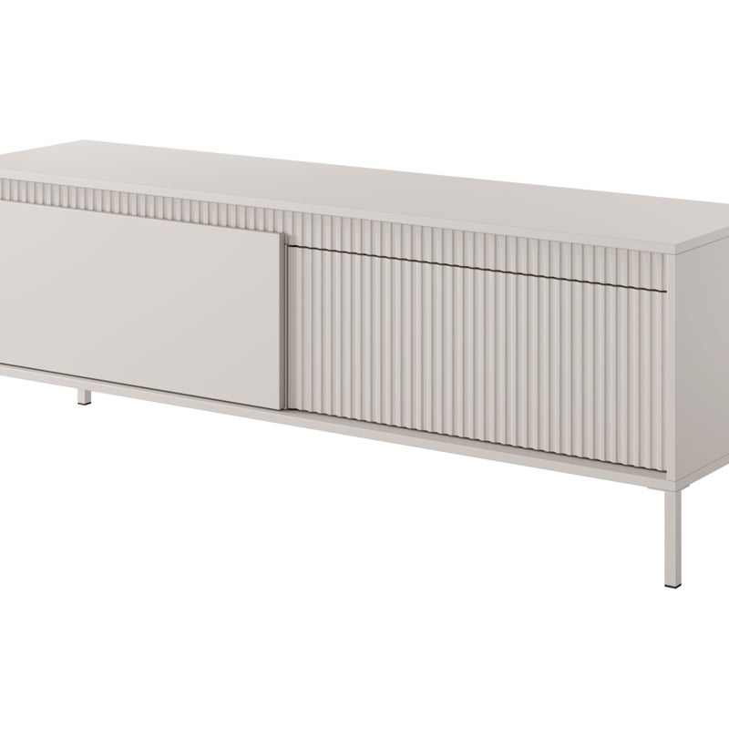 Szafka RTV: 2 drzwi, : kaszmir, 53,4 x 153,5 x 39,5 cm