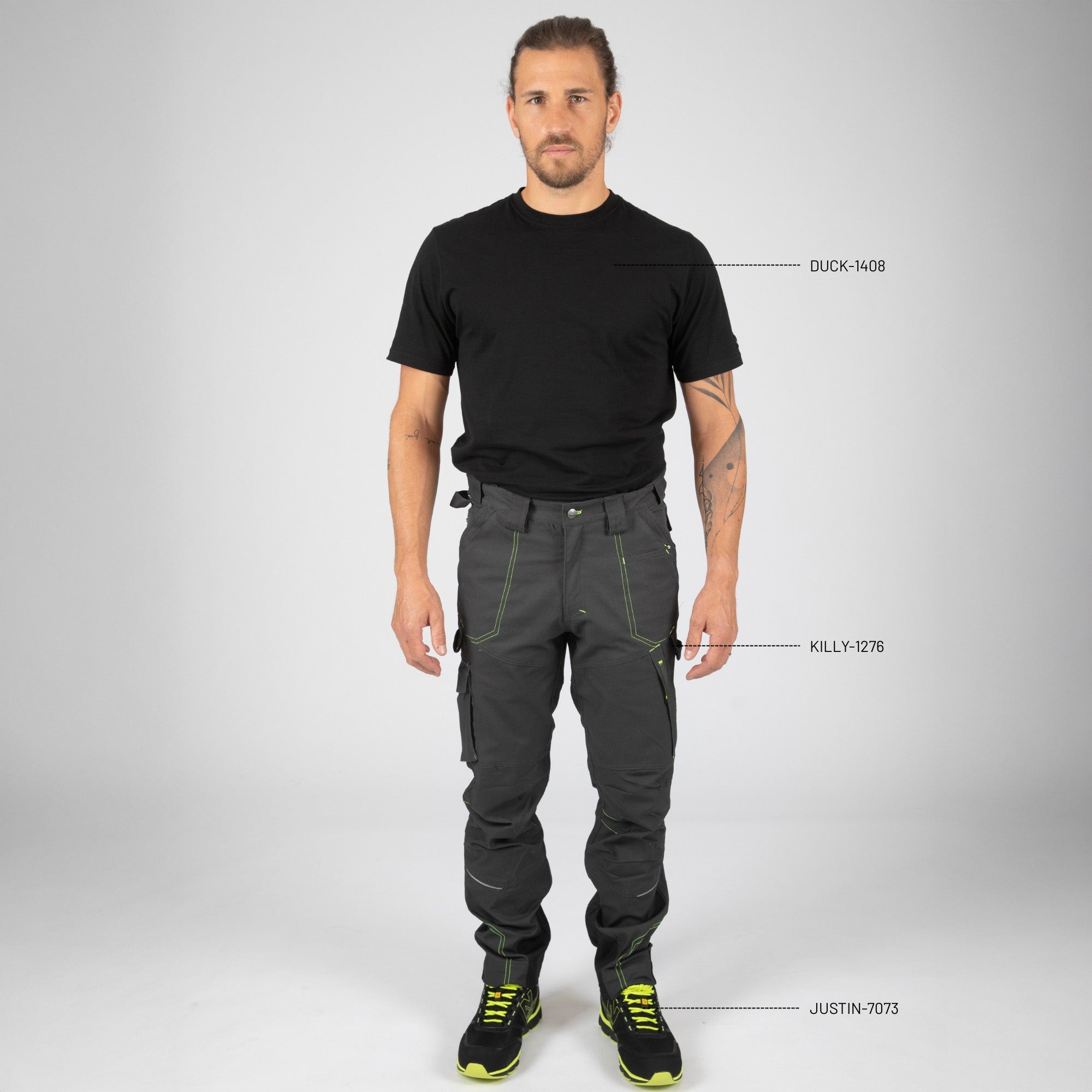 KILLY - PANTALON DE TRAVAIL - 1276 Gris 42 - 2