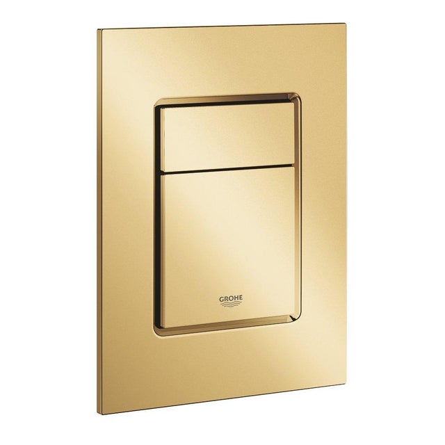 Plaque De Commande WC Pour Geberit Sigma/UP320 - Kit Complet Avec Cadre Et Mécanisme, Double Chasse 3L/6L, Blanc Brillant