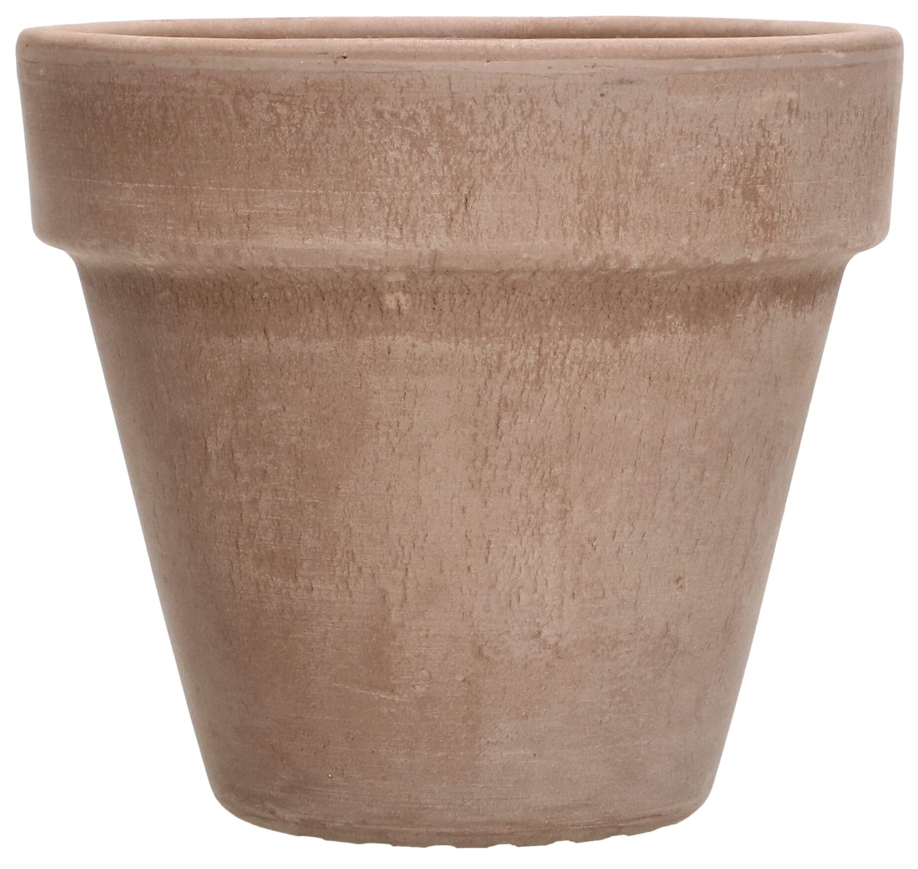 Doniczka gliniana ogrodowa ⌀ 31cm donica mokka ceramiczna na kwiaty rośliny - KOTARBAU - 6