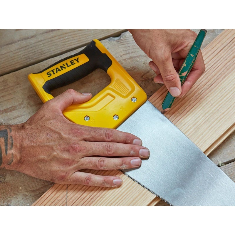 Scie égoïne à bois universelle SHARPCUT™ coupe fine 450mm STANLEY STHT20370 1 - 4