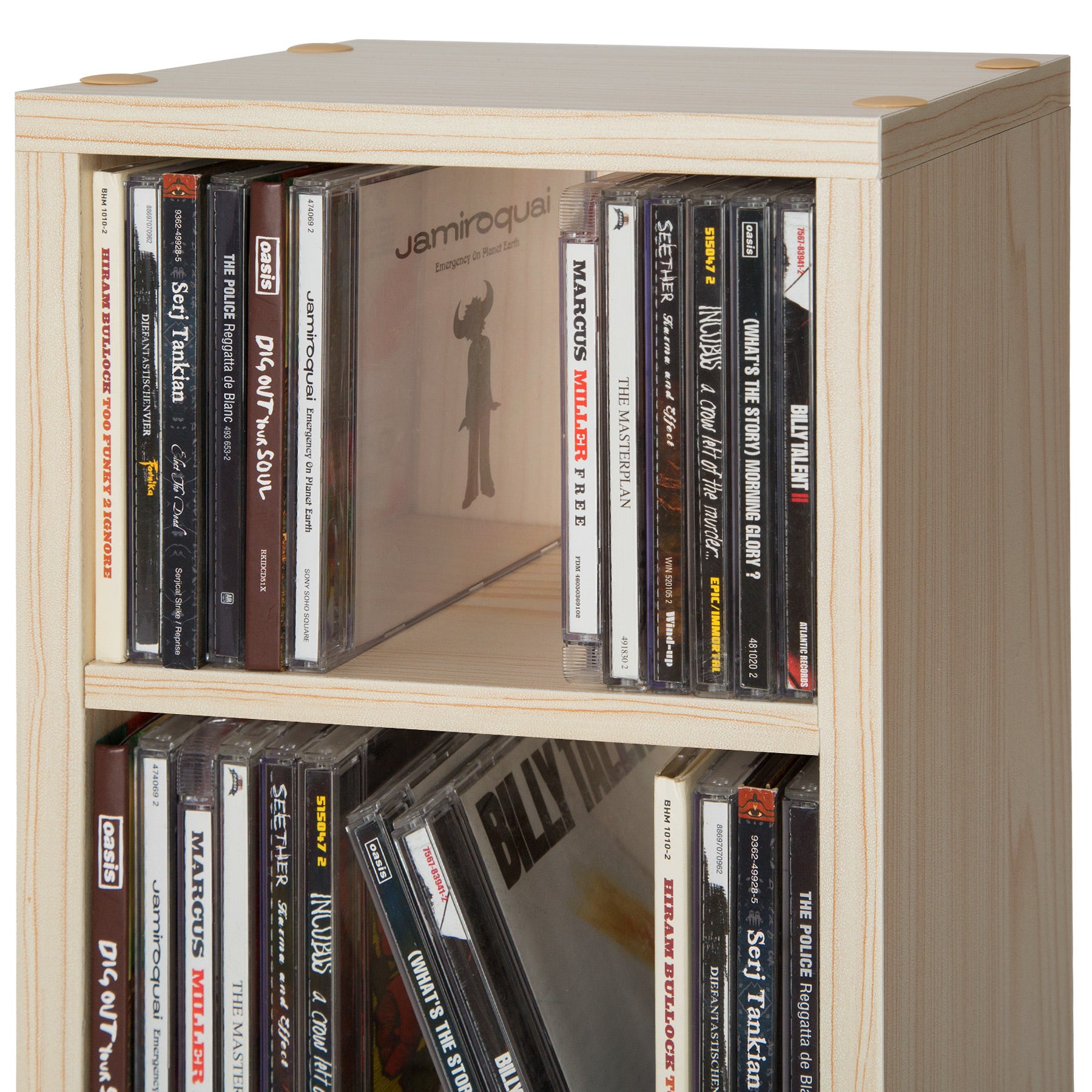 Bibliothèque pour Séjour en MDF Marron H. 90 x l. 21 x P. 20 cm - 4