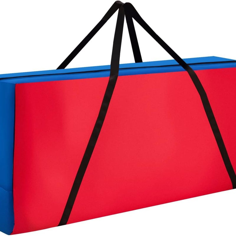 Torba do Przechowywania Gry Puissance 4 z Podwójnym Zamkiem Błyskawicznym, Torba Transportowa z Tkaniny Oxford z Przedłużonymi Paskami, 84x23x36 cm