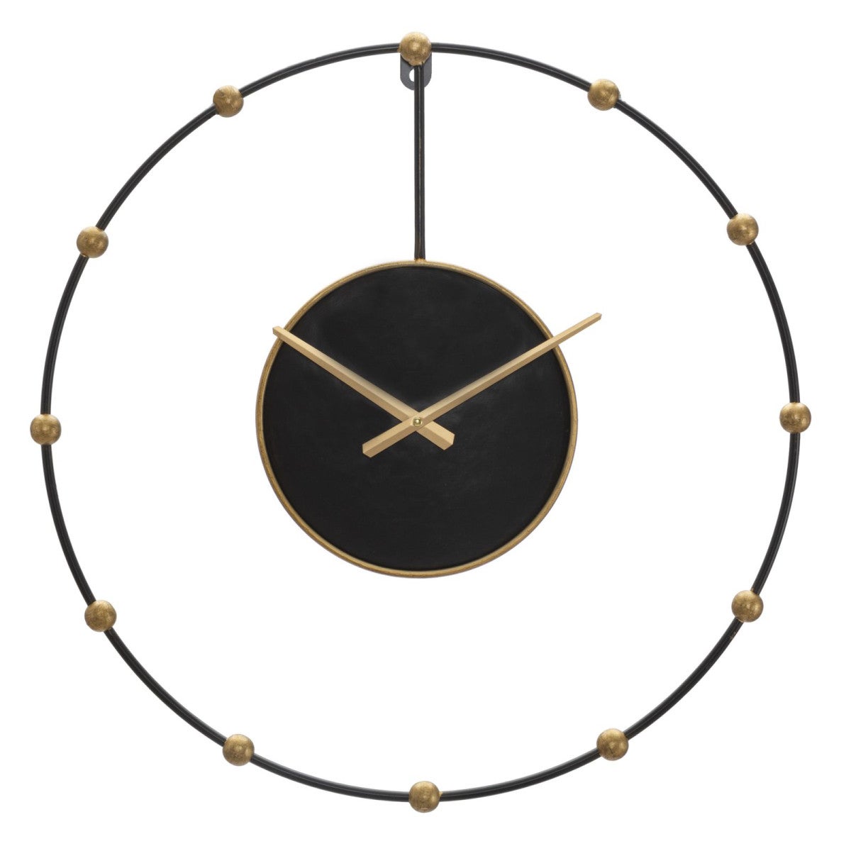 Zegar Ścienny Mauro Ferretti Pearl Minimalistyczny Design 61 cm Czarny