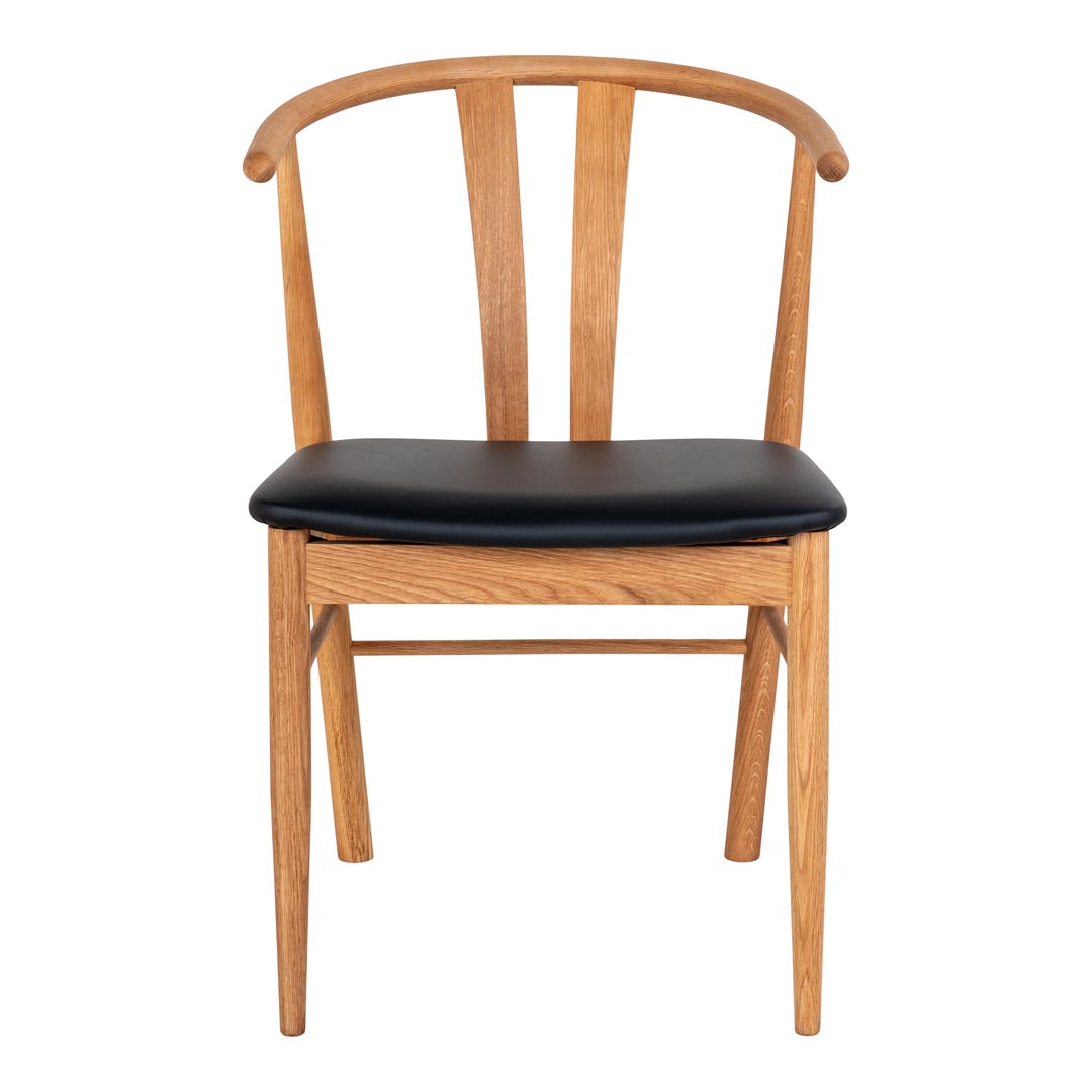 Lot De 6 Chaises De Salle à Manger En Bois Avec Assise Paillage - Style Classique - Marron