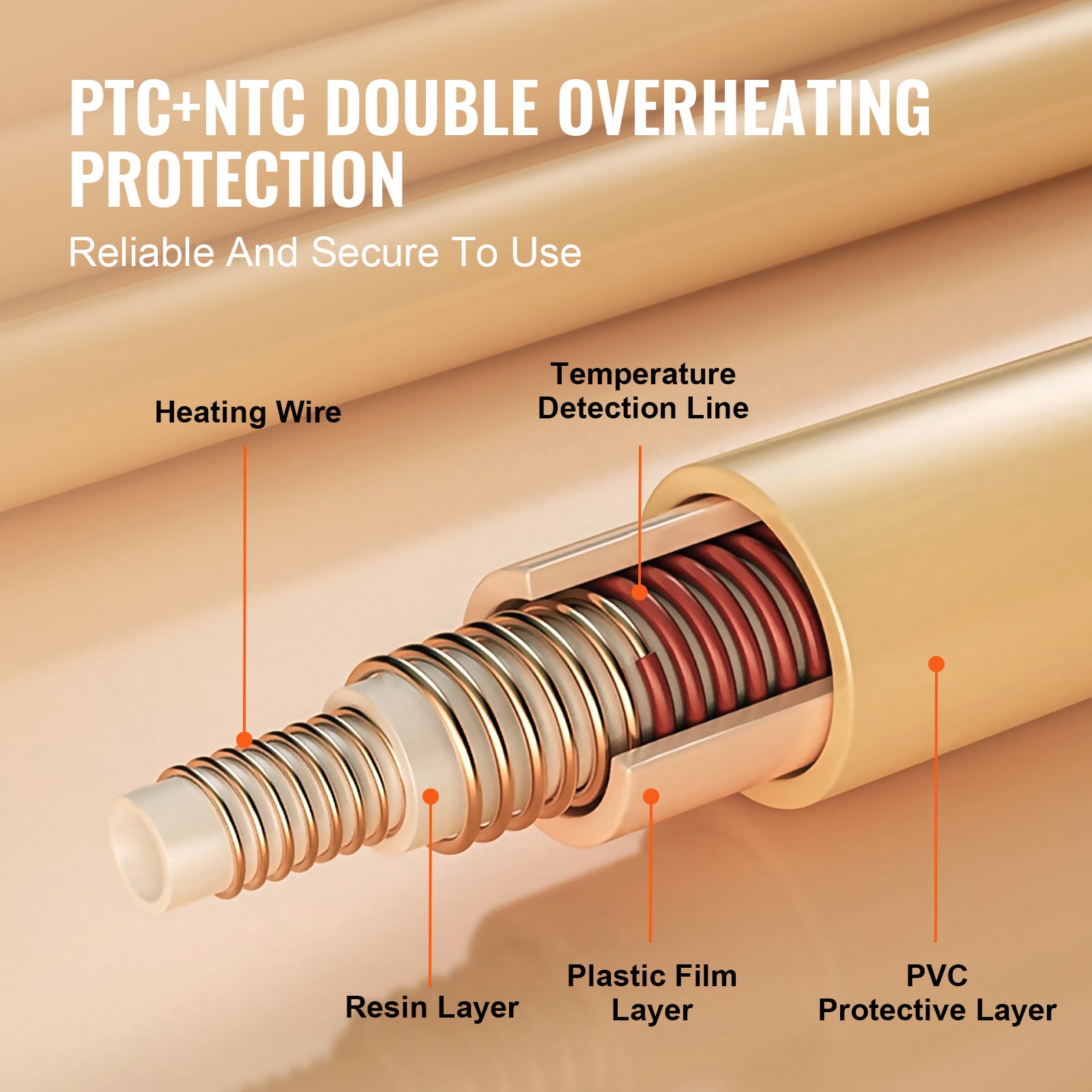Coperta Riscaldata,SucceBuy Coperta Riscaldata Elettrica 150 x 200 cm Morbida Flanella,Copriletto Riscaldato in Pile con 9 Impostazioni - 8