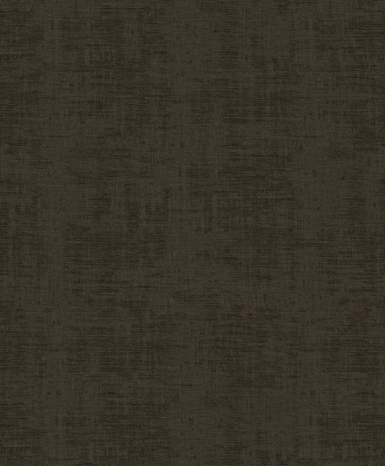 Tapeta lniana tekstura ciemny brąz - 53 cm x 10 m - HERA