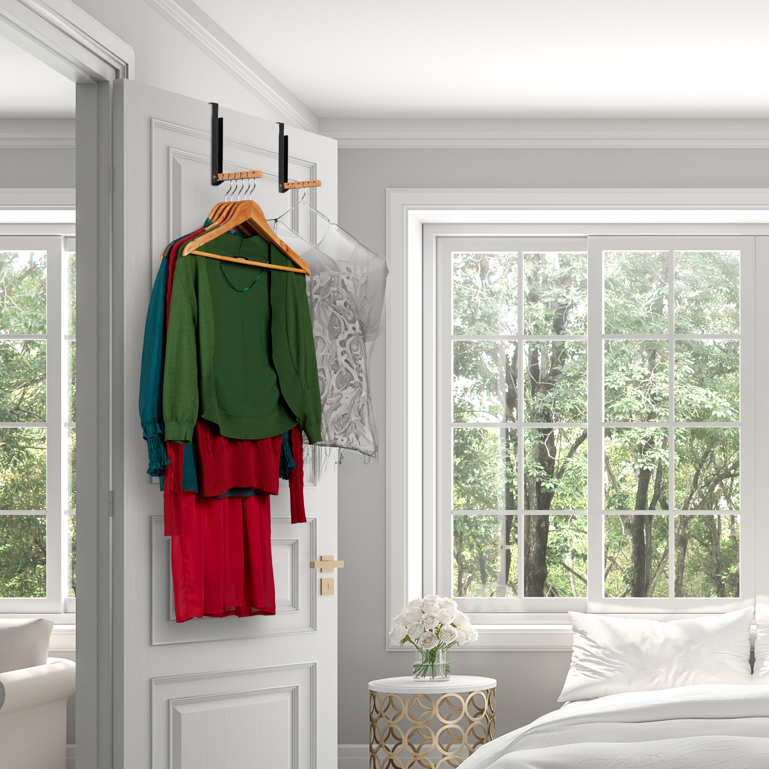 Ganci Appendiabiti In Ferro - Set Da 6, Nero, Per Casa E Bagno - Foto 10