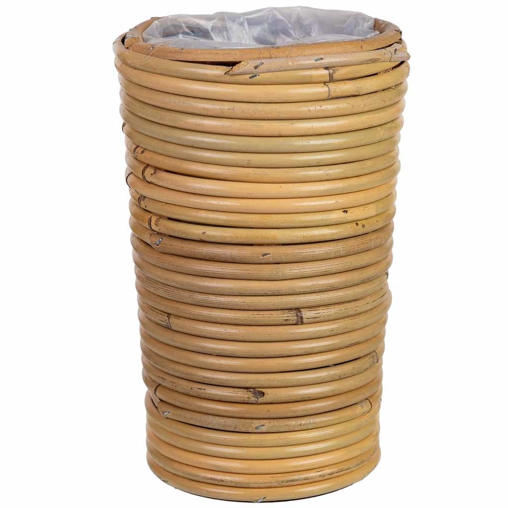 Vase en Bambou de Style Vintage - Rotin Chic Vase en Bambou de Style Vintage - Rotin Chic